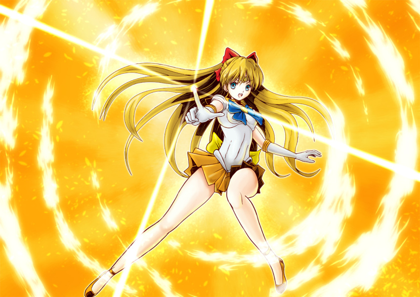 1girl, aino_minako, bishoujo_senshi_sailor_moon, blonde_hair, long_hair, minakaya, sailor_venus, solo