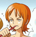 animated_gif, avatar_icon, blinking, brushing_teeth, gif, hyper_heiki, lowres, nami