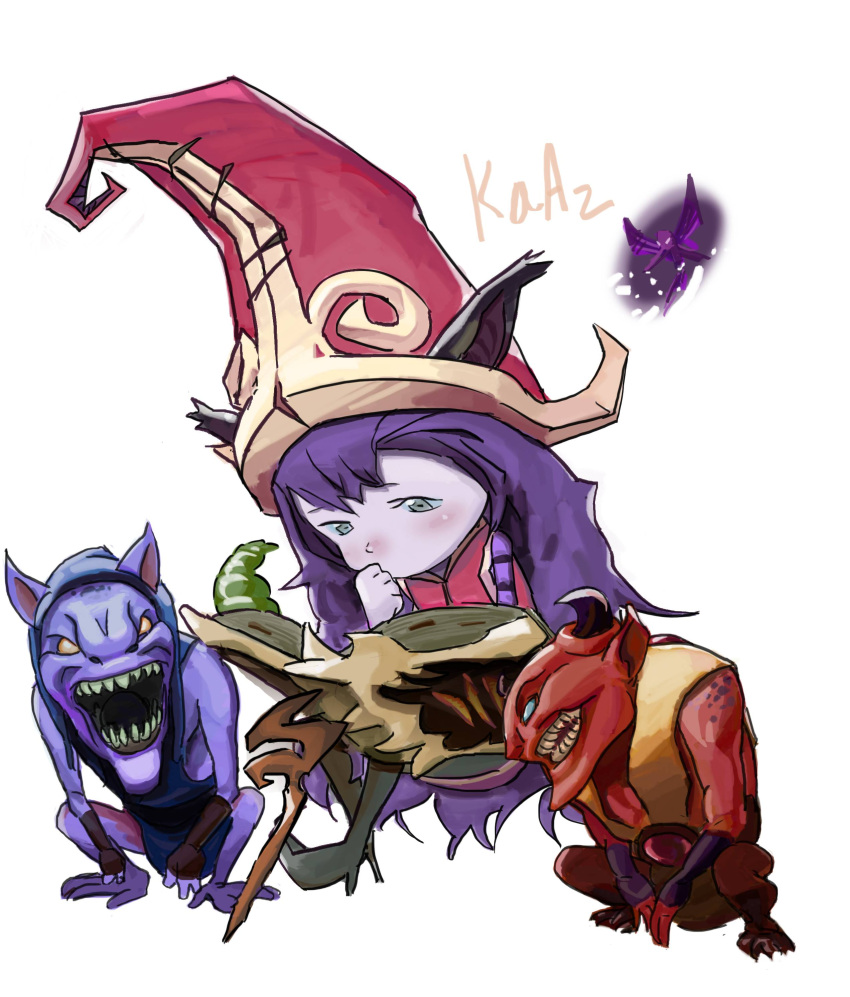 absurdres, artist_request, blush, book, defense_of_the_ancients, demon, demon_horns, dota_2