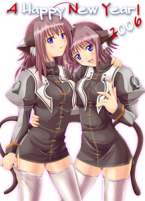 ahoge, aria, aria_lieze, blue_eyes, blush, brown_hair, cat_ears, catgirl