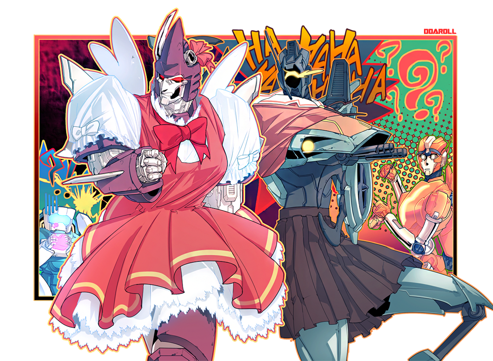 4boys, autobot, azumanga_daioh, cardcaptor_sakura, cosplay, cyclonus, ddaroll, frilled_skirt