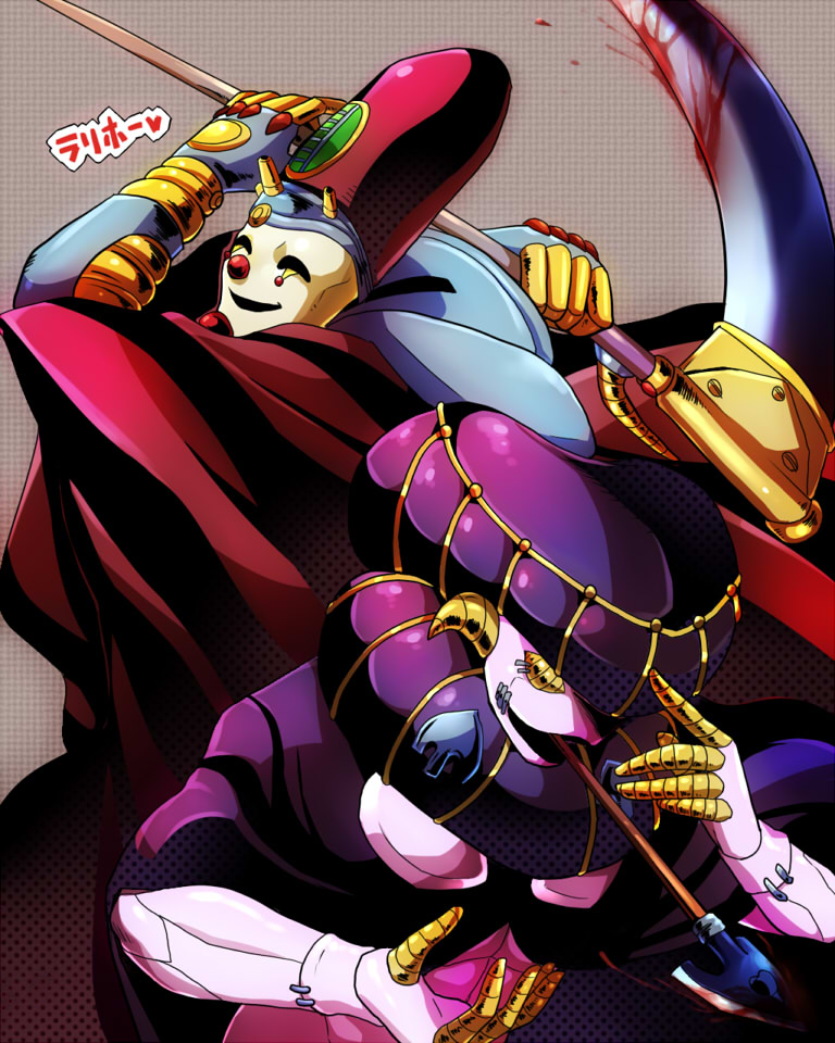 2boys, arrow, black_sabbath_(stand), blood, bloody_weapon, death_13, hat, jojo_no_kimyou_na_bouken