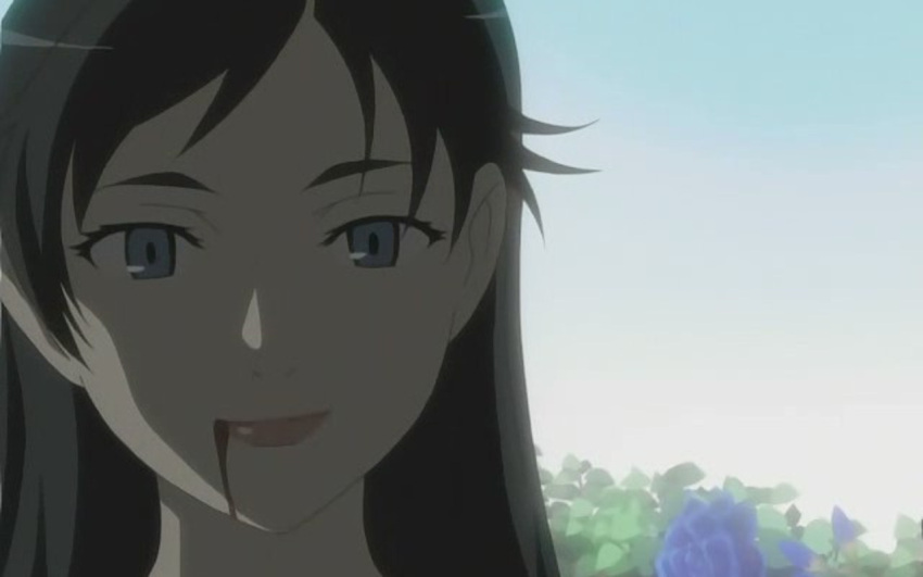 black_hair, blood, blood+, blood_plus, blue_eyes, blue_roses, chiropteran_queen, diva, goldsmith_diva, smile