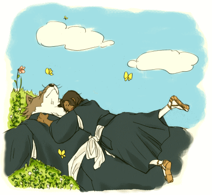 bleach, hug, komamura_sajin, tousen_kaname, yaoi