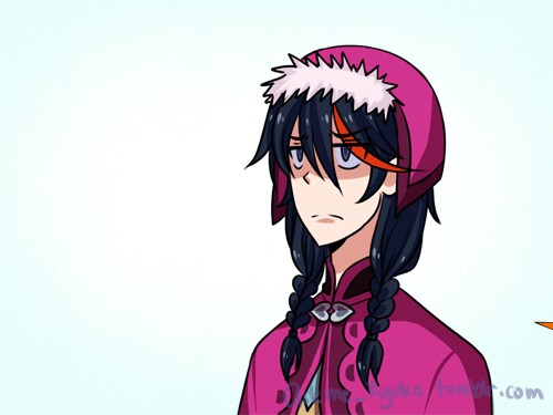 ..., 3girls, animated, animated_gif, anna_(frozen), anna_(frozen)_(cosplay), black_hair, blue_eyes