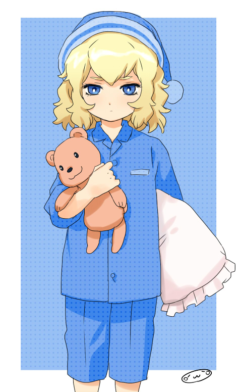 1boy, androgynous, blonde_hair, blue_eyes, blush, danball_senki, danball_senki_wars, hoshihara_hikaru