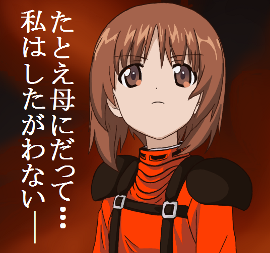 1girl, bangs, brown_eyes, brown_hair, chirico_cuvie_(cosplay), en_(asupararx), girls_und_panzer, looking_up