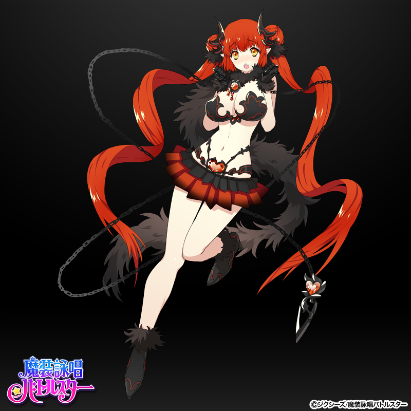 1girl, bare_legs, black_background, black_gloves, blush, breasts, chain, cleavage