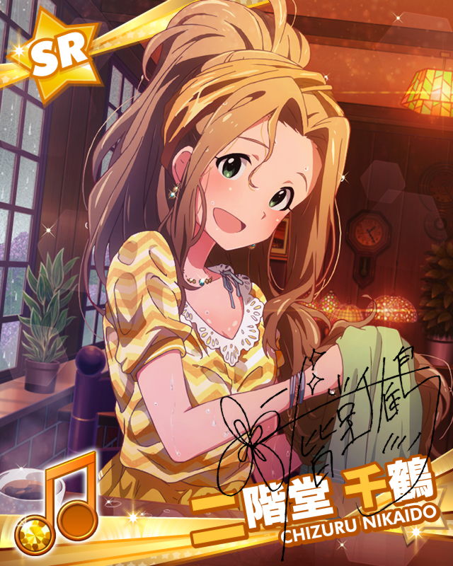 blue_eyes, brown_hair, dress, hair, idolmaster, idolmaster_million_live!, long_hair, nikaido_chizuru