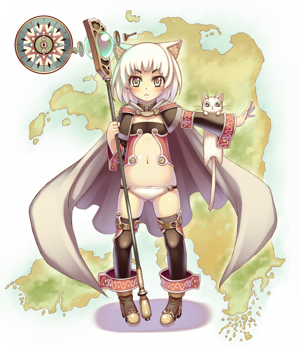 bolt, cape, cat, cat_ears, child, compass, compass_rose, flat_chest