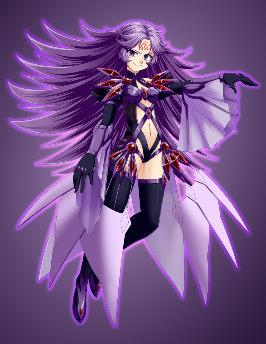 1girl, character_request, corruption, floating, gradient, gradient_background, gufreedom, highres