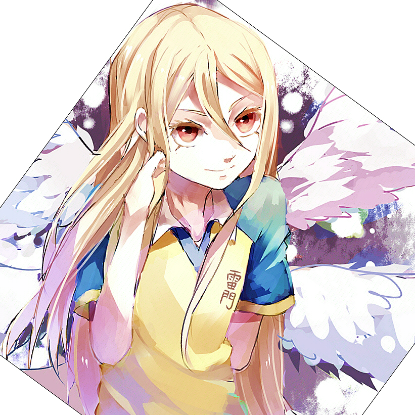1boy, afuro_terumi, angel_wings, blonde_hair, inazuma_eleven, inazuma_eleven_(series), junekun, long_hair