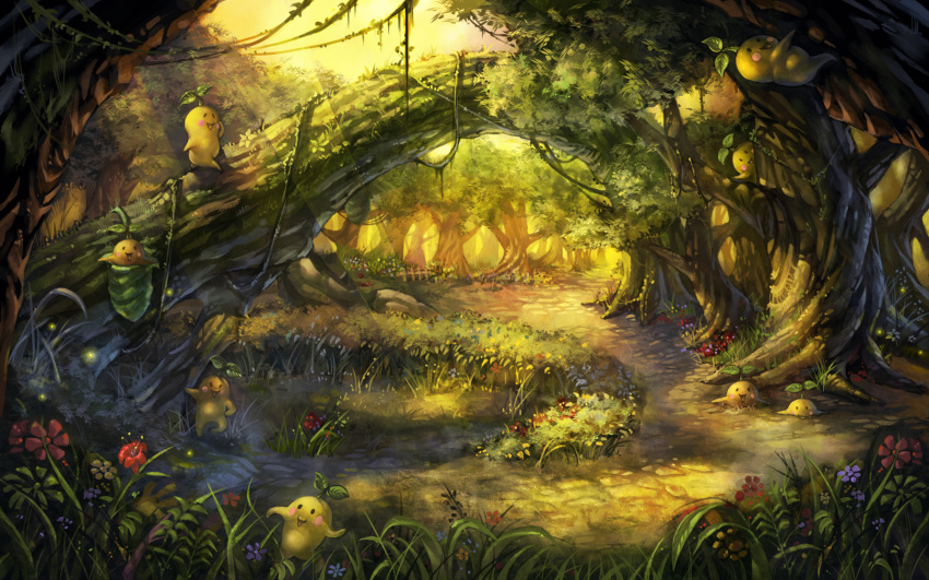 :3, forest, highres, nature, no_humans, original, scenery, tree