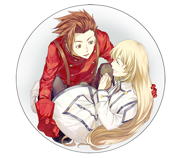 1boy, 1girl, amemiya_shia, blonde_hair, brown_eyes, brown_hair, closed_eyes, collet_brunel