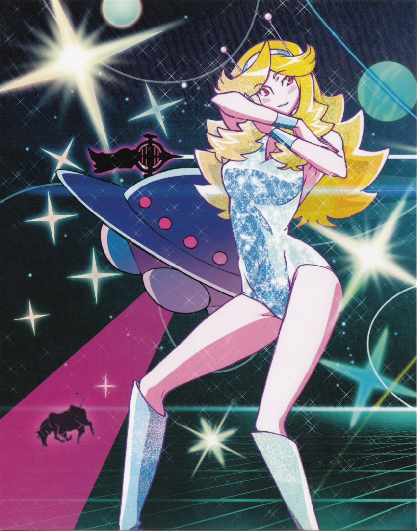 1girl, absurdres, blonde_hair, highres, honey_(space_dandy), huge_filesize, long_hair, solo