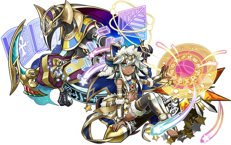 1boy, 1girl, ankh, aqua_eyes, barefoot, long_hair, magic_circle, official_art