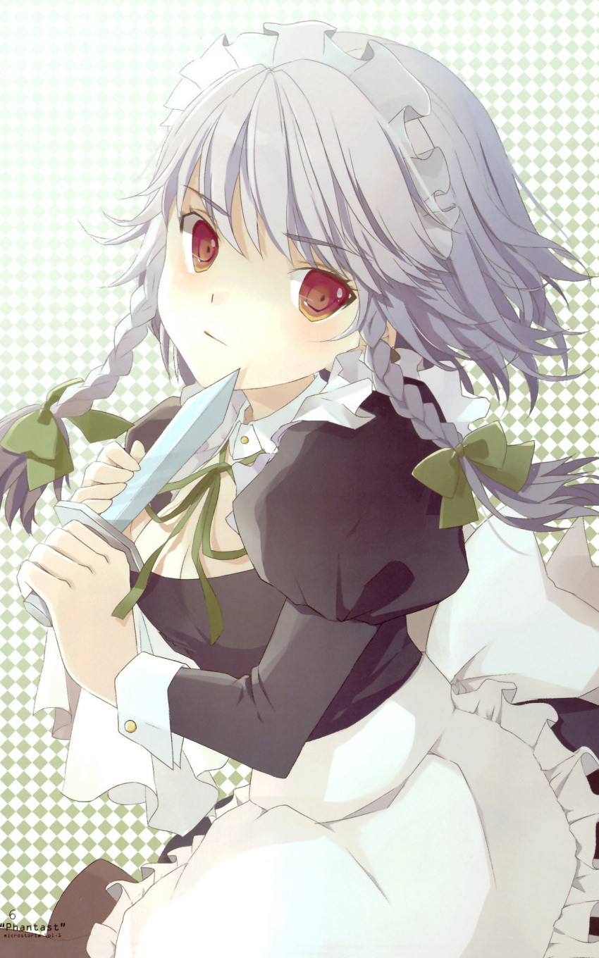 highres, izayoi_sakuya, scan, tagme, tommy_(microstoria)