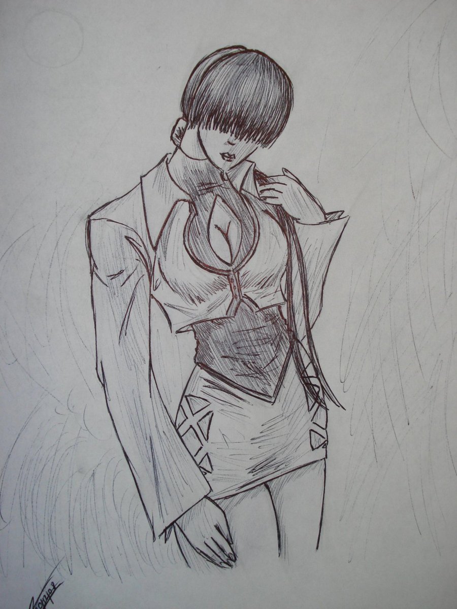hair_over_eyes, highres, king_of_fighters, king_of_fighters_2002, king_of_fighters_97, orochi, shermie, snk