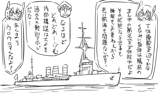 admiral_(kantai_collection), comic, eyepatch, hat, kantai_collection, monochrome, naval_uniform, peaked_cap