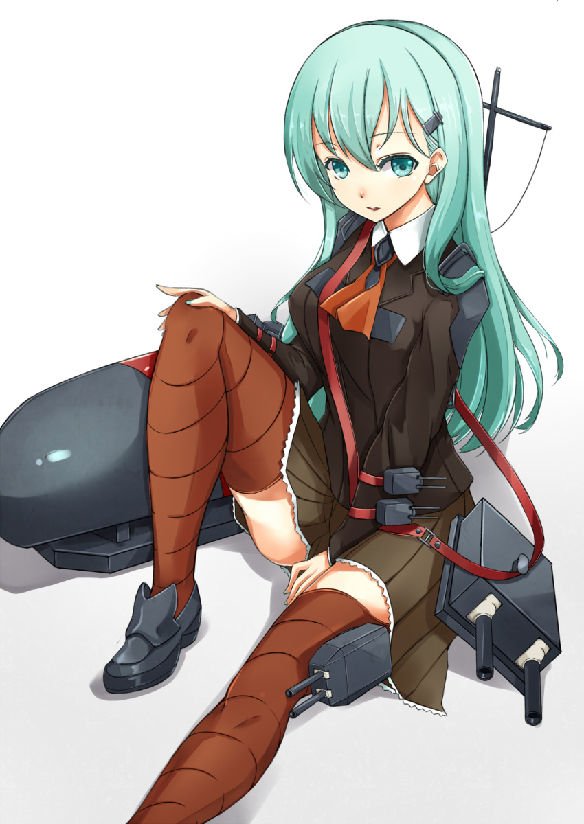 1girl, aqua_eyes, aqua_hair, ascot, asya, blazer, blouse, breasts