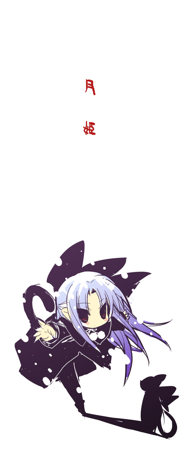 cat, chibi, highres, kotamaru-mu, len, shadow, tsukihime