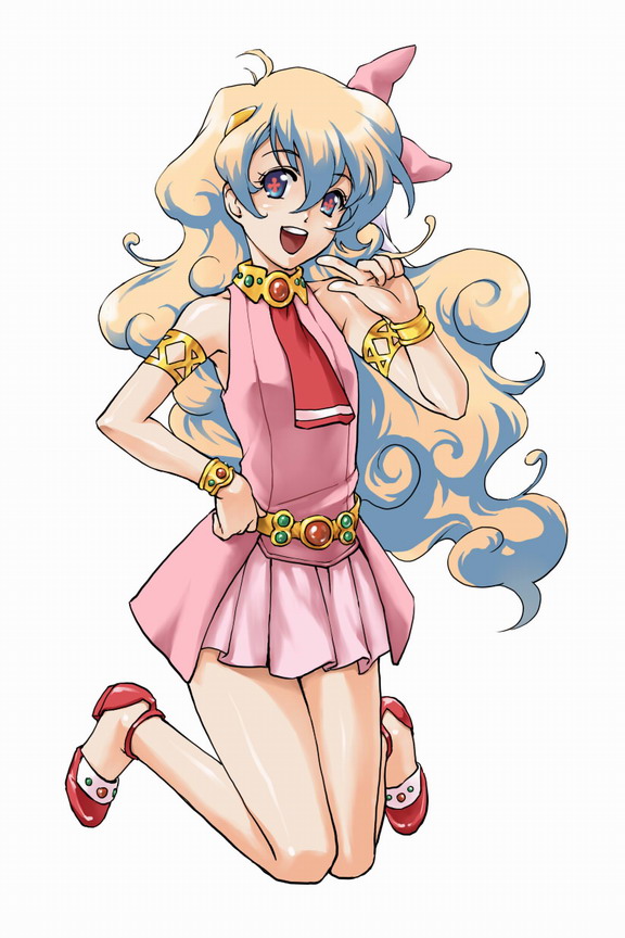 +_+, 1girl, armlet, bracelet, demmy, flower, hair_flower, hair_ornament