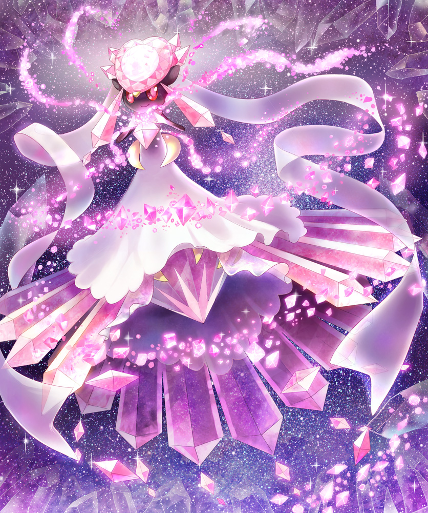 diancie, eikura_(matti), mega_diancie, pokemon, pokemon_(game), pokemon_xy