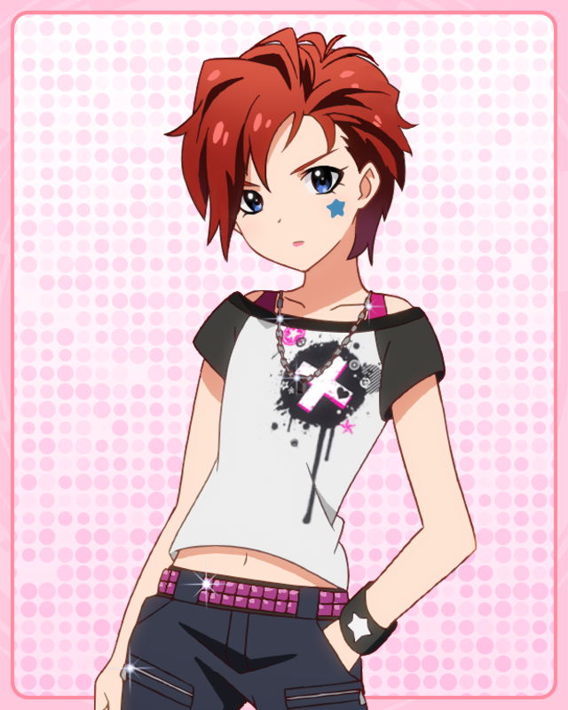 1girl, artist_request, belt, blue_eyes, denim, idolmaster, idolmaster_million_live!, jeans
