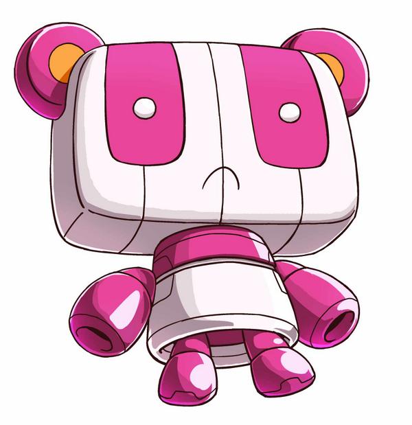 :<, beady_eyes, bear, morio_shishou, panda, robot, shindo_kamichi, vocaloid