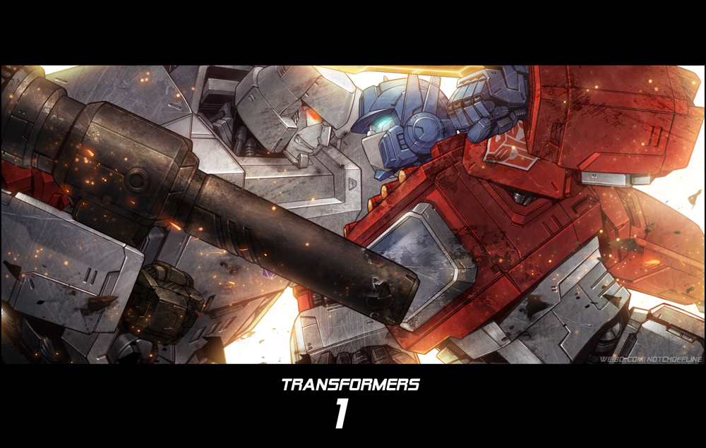 2boys, autobot, decepticon, fighting, insignia, letterboxed, megatron, multiple_boys