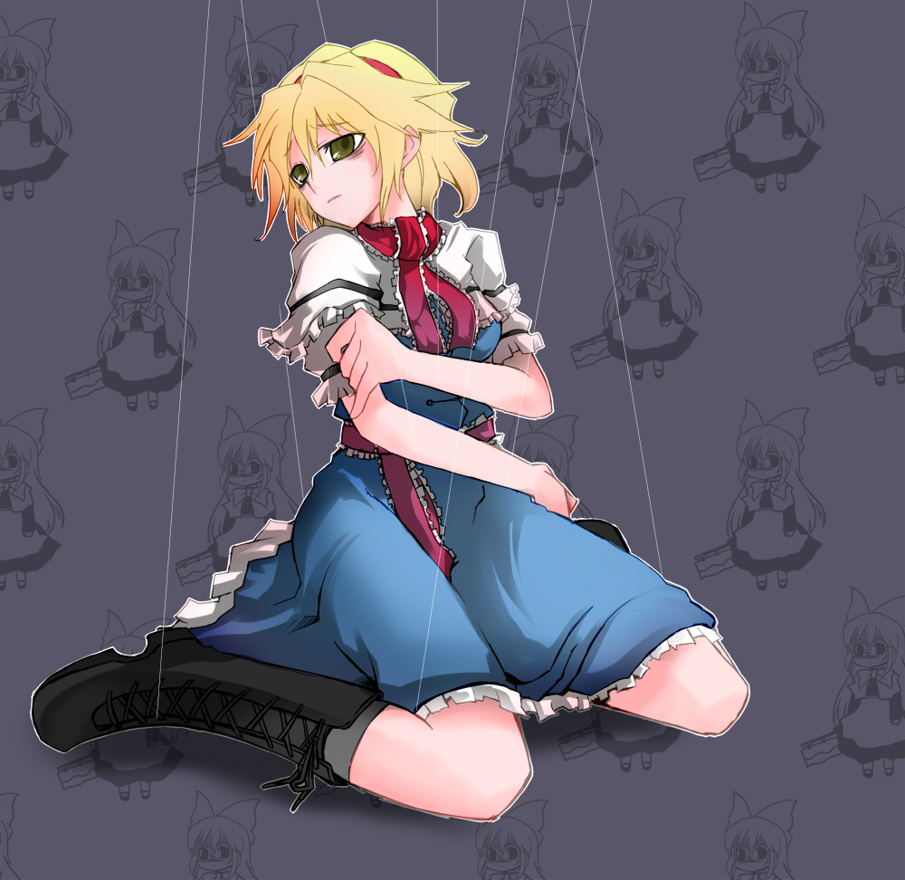 blonde_hair, hairband, short_hair, taiti, touhou, yellow_eyes