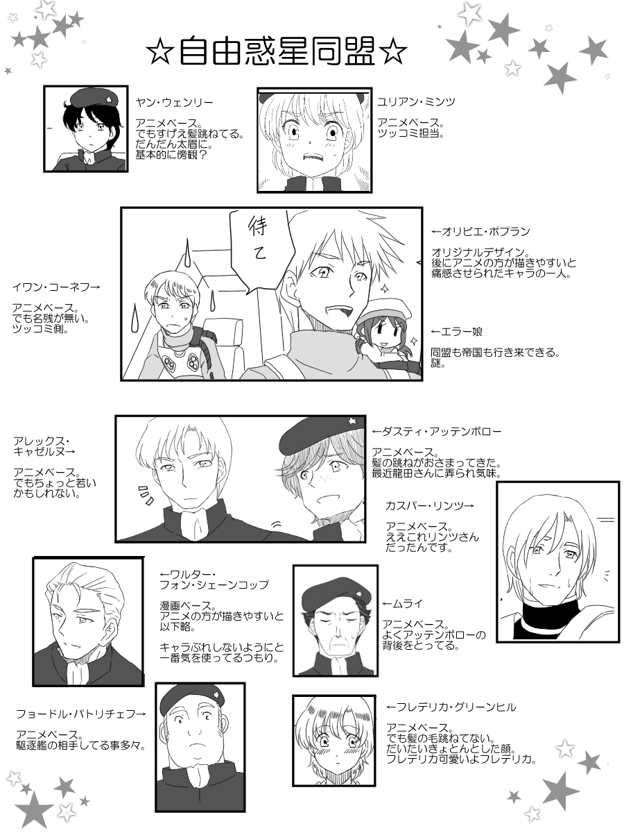 6+boys, alex_cazellnu, beret, comic, crossover, dusty_attenborough, error_musume, frederica_greenhill