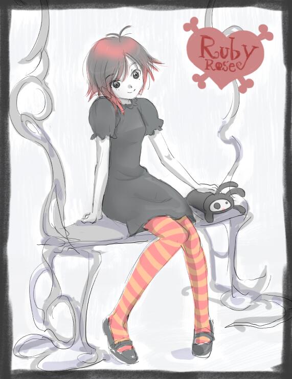 1girl, alternate_costume, character_name, colored_stripes, cosplay, helpyourselfish, mary_janes, namesake