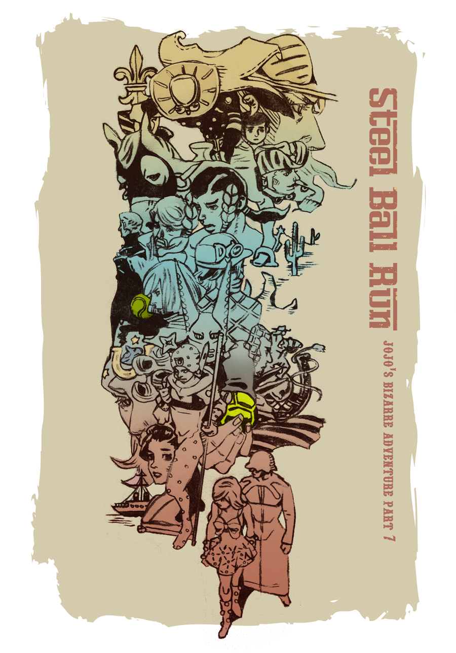 diego_brando, dirty_deeds_done_dirt_cheap, funny_valentine, gregorio_zeppeli, gyro_zeppeli, higashikata_rina, highres, hot_pants_(sbr)