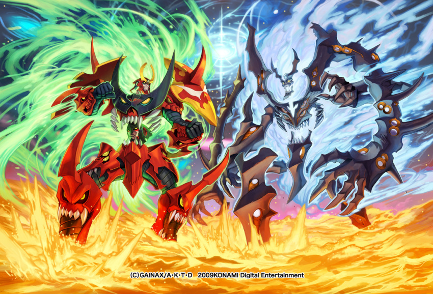 antispiral, galaxy, grand_zamboa, mecha, official_art, okome_(trench), spiral_power, takayama_toshiaki