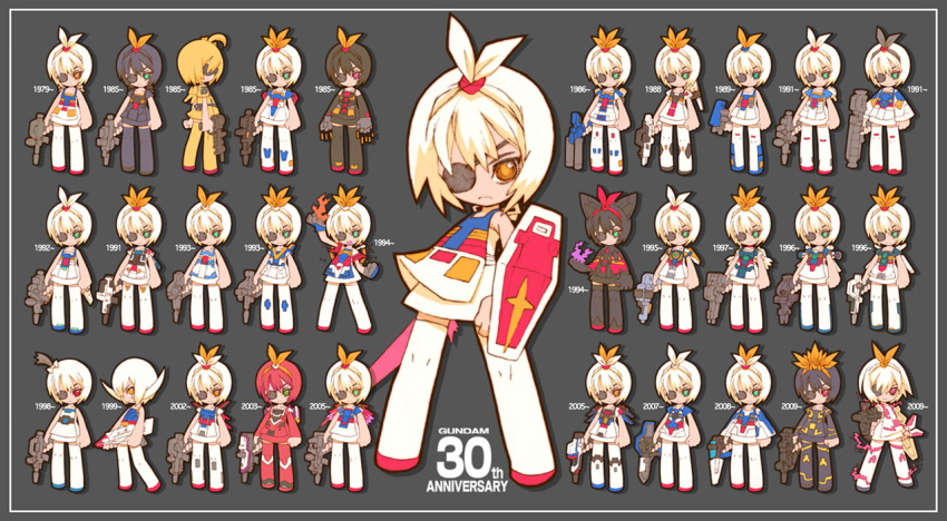 00_gundam, after_war_gundam_x, annotated, beam_rifle, char's_counterattack, destiny_gundam, energy_sword, exia, eyepatch, ez-8_gundam, f91_gundam, g_gundam, god_gundam, gun, gundam, gundam_00, gundam_0080, gundam_0083, gundam_alex, gundam_double_x, gundam_f91, gundam_gp-01_full_vernian_zephyranthes, gundam_gp-01_zephyranthes, gundam_gp-02_physalis, gundam_gp-03_stamen, gundam_mk_ii, gundam_seed, gundam_seed_destiny, gundam_unicorn, gundam_wing, gundam_x, gundam_zz, hyaku_shiki, justice_gundam, master_gundam, mecha, mecha_musume, mobile_suit_gundam, nakayama_tooru, nt-d, nu_gundam, personification, psyco_gundam, rx-78-2, shield, strike_freedom_gundam, strike_gundam, sword, timeline, turn_a_gundam, turn_a_gundam_(mobile_suit), unicorn_gundam, unicorn_gundam_banshee, v2_gundam, v_gundam, victory_gundam, weapon, wing_gundam, wing_gundam_zero_custom, zeta_gundam, zeta_gundam_(mobile_suit), zz_gundam