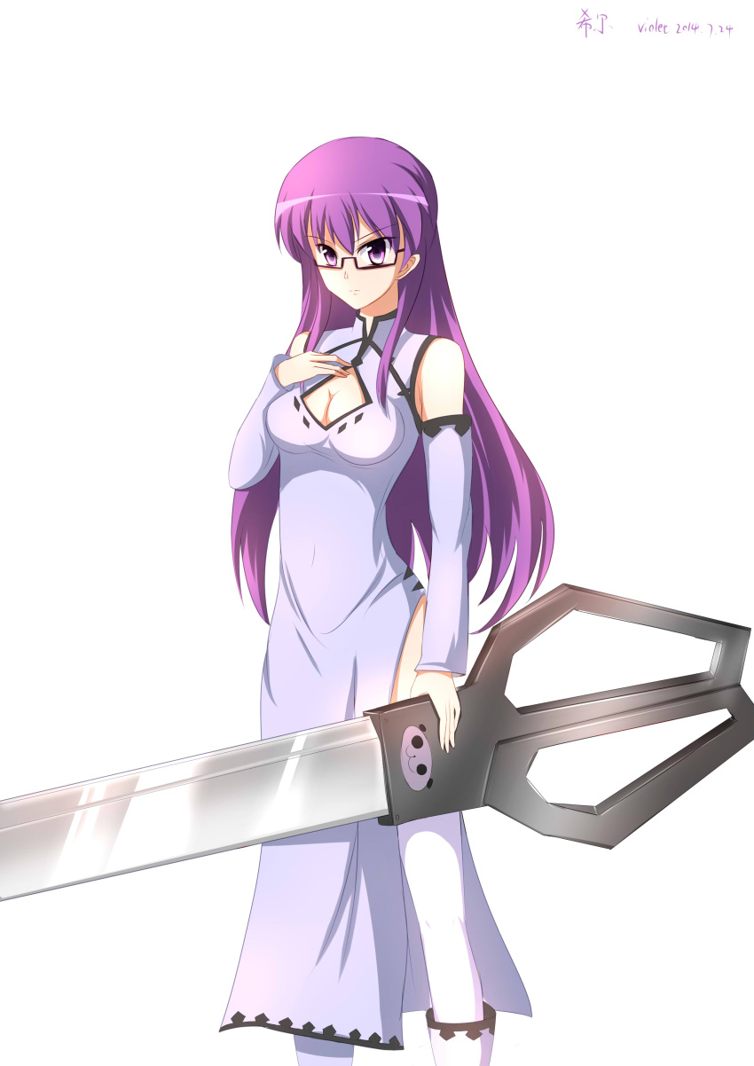 1girl, absurdres, akame_ga_kill!, artist_name, breasts, cleavage, cleavage_cutout, dated