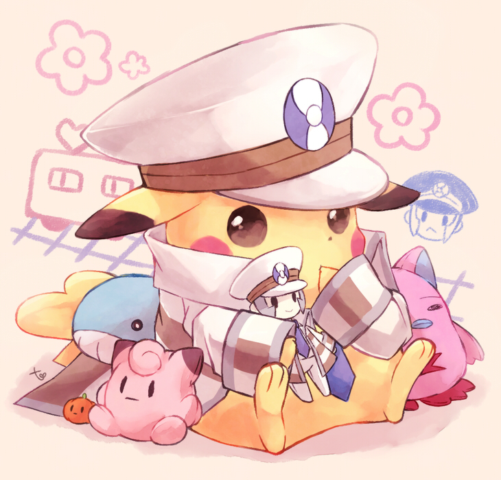 character_doll, clefairy, cosplay, crayon, galaxy_angel, hat, kabocha_torute, kudari_(pokemon)