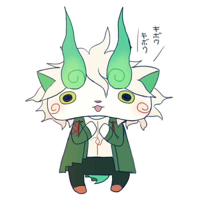 ayu_(mog), cosplay, dangan_ronpa, koma-san, komaeda_nagito, komaeda_nagito_(cosplay), looking_at_viewer, namesake