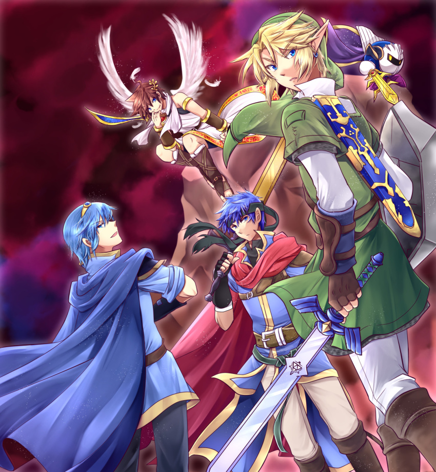 cape, fire_emblem, fire_emblem:_shin_monshou_no_nazo, fire_emblem:_souen_no_kiseki, firmicus, highres, ike, kid_icarus