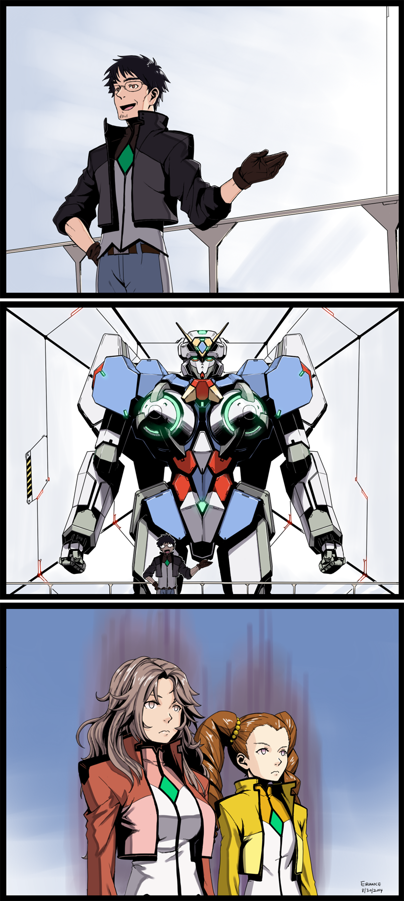breasts, celestial_being_uniform, eriance, gn_drive, gundam, gundam_00, gundam_exia_dark_matter, highres