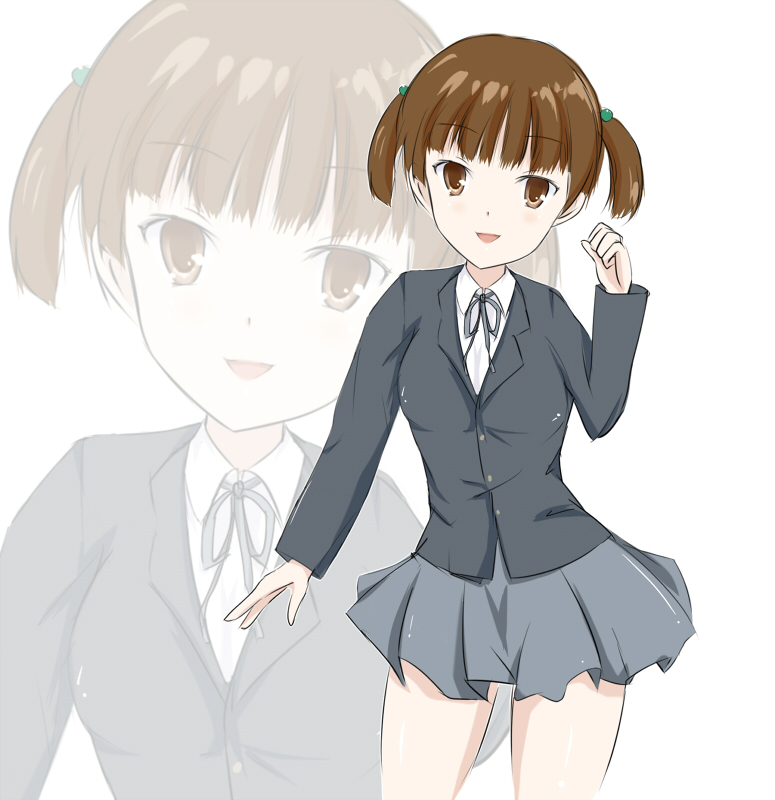 aisha_neumann, brown_eyes, brown_hair, pigtails, purslane, schoolgirl, senjou_no_valkyria, short_hair