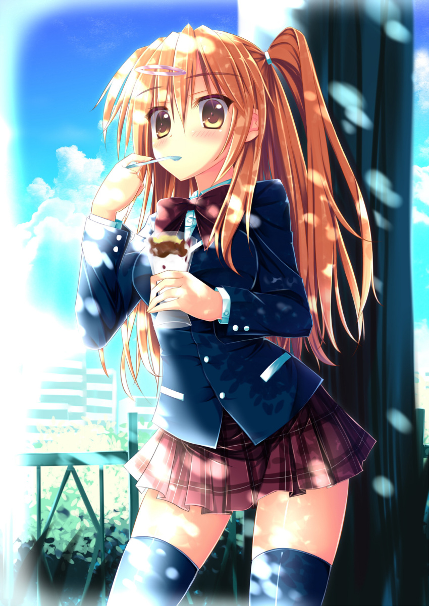 1girl, angel_koman, brown_eyes, brown_hair, chuunibyou_demo_koi_ga_shitai!, glass, highres, long_hair