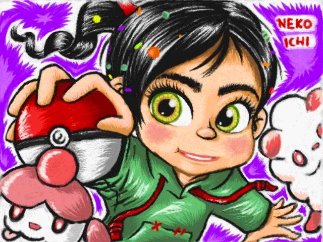 candy, pokeball_symbol, pokemon, slurpuff_(pokemon), swirlix, vanellope_von_schweetz