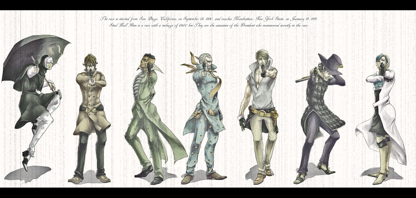 blackmore, disco_(sbr), doctor_ferdinand, highres, jojo_no_kimyou_na_bouken, magenta_magenta, mike_o, ringo_roadagain