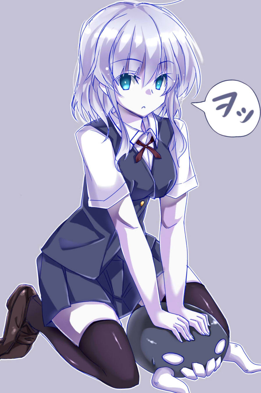 1girl, aqua_eyes, cosplay, highres, kantai_collection, kosegawa_shiromi, kosegawa_shiromi_(cosplay), looking_at_viewer