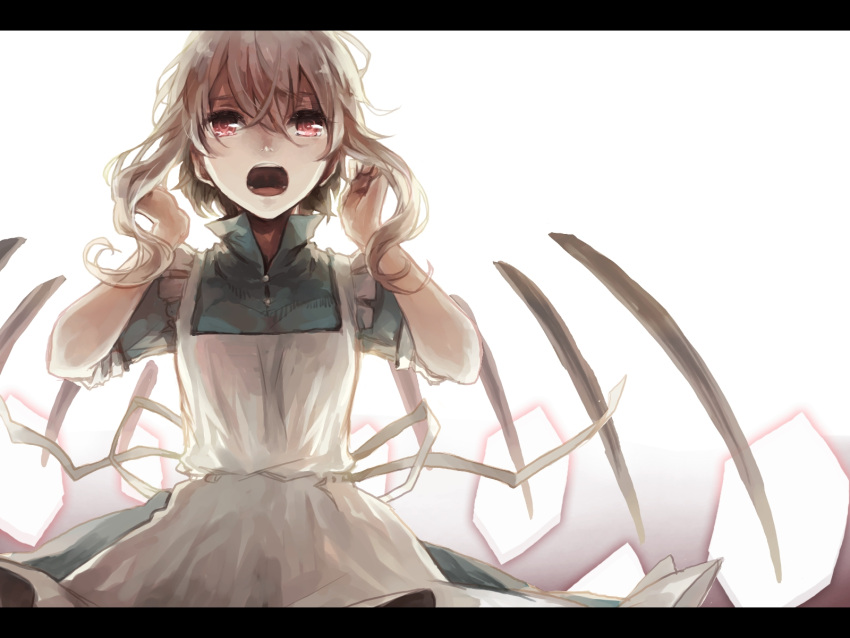1girl, crimsonseed, detached_wings, dress, highres, kagerou_project, kozakura_mary, long_hair