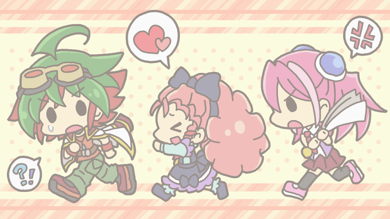 chibi, commentary_request, hiiragi_yuzu, hochun_mieru, sakaki_yuuya, tosaka_(artist), yuu-gi-ou, yuu-gi-ou_arc-v