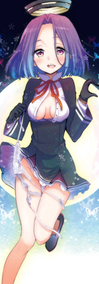 bare_legs, blush, breasts, censored, convenient_censoring, gloves, headgear, kantai_collection