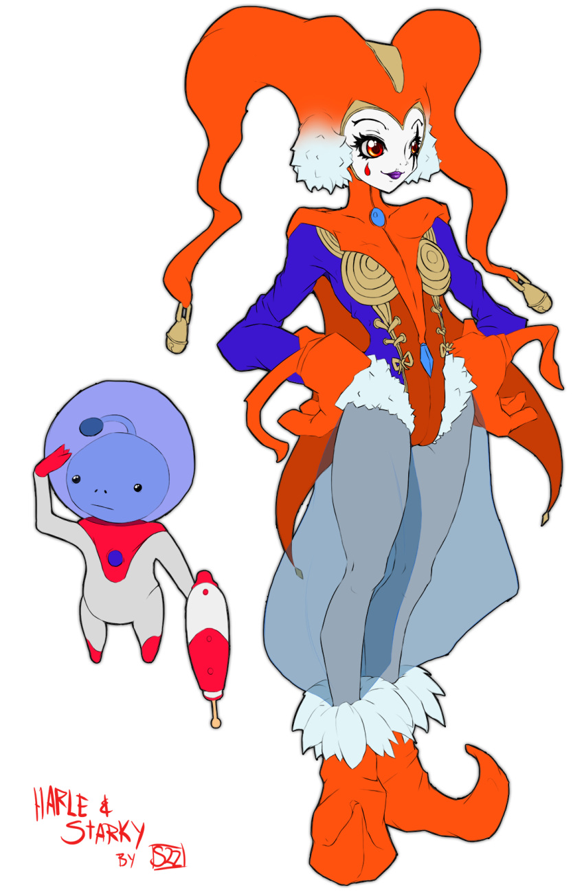 alien, chrono_cross, clown, harle, jester, starky, tukuyomi